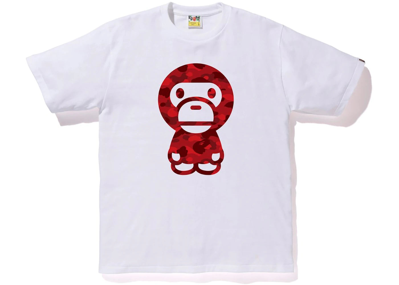 BAPE Color Camo Baby Milo Tee White/Red