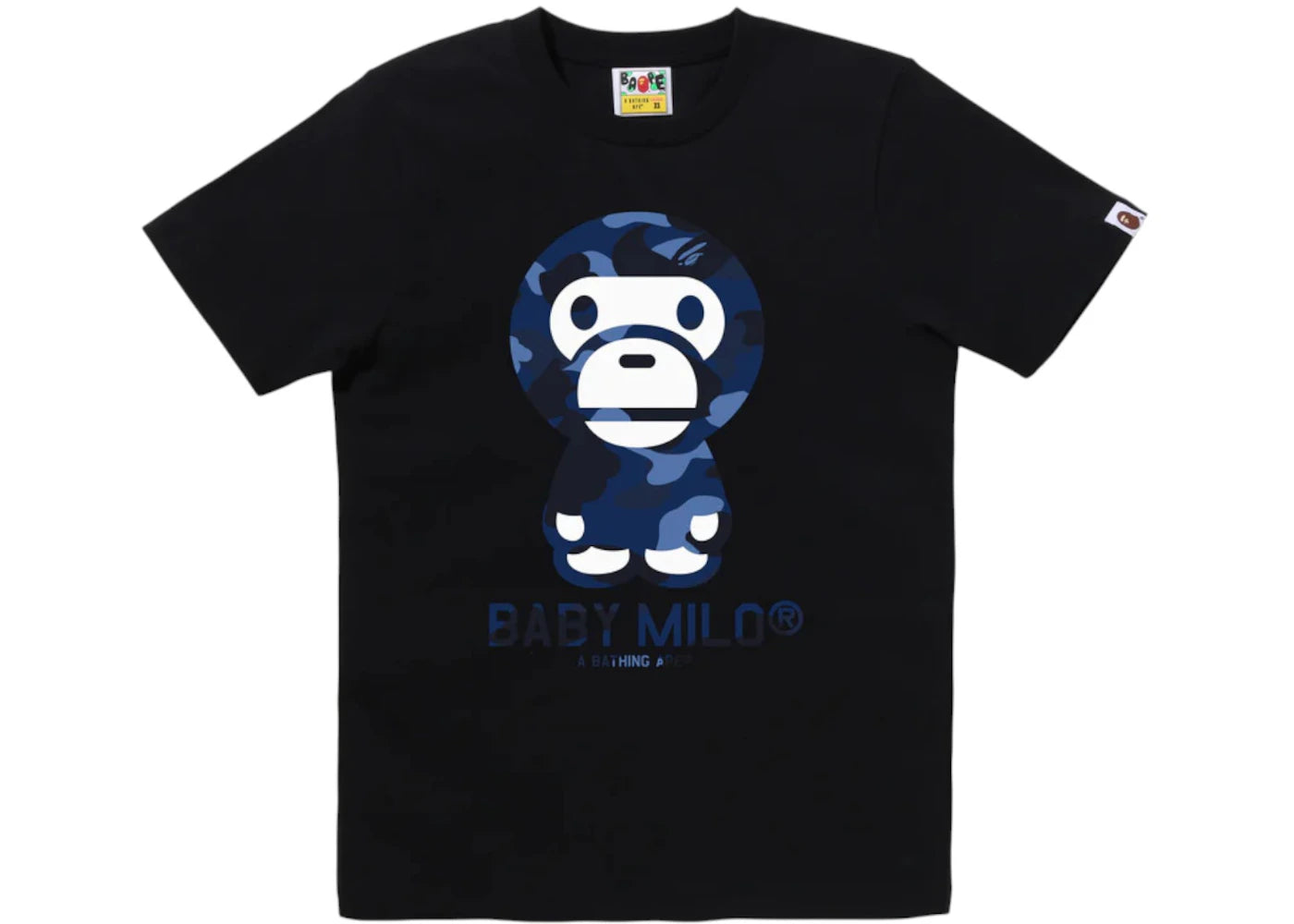 BAPE Color Camo Baby Milo Tee(FW25) Black x Navy
