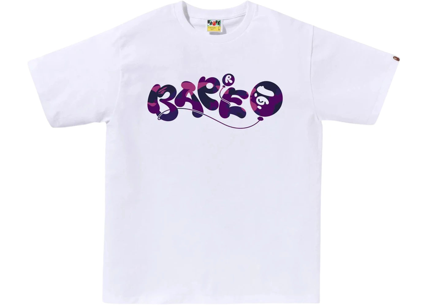 BAPE Color Camo Balloon Tee White/Purple