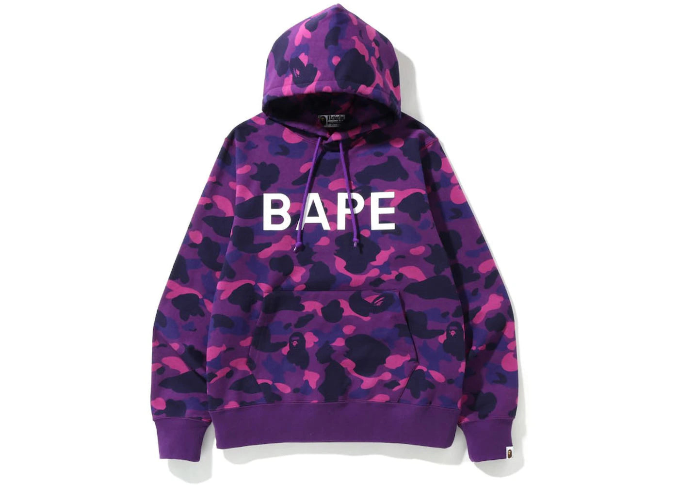 BAPE Color Camo Bape Pullover Hoodie (SS23) Purple