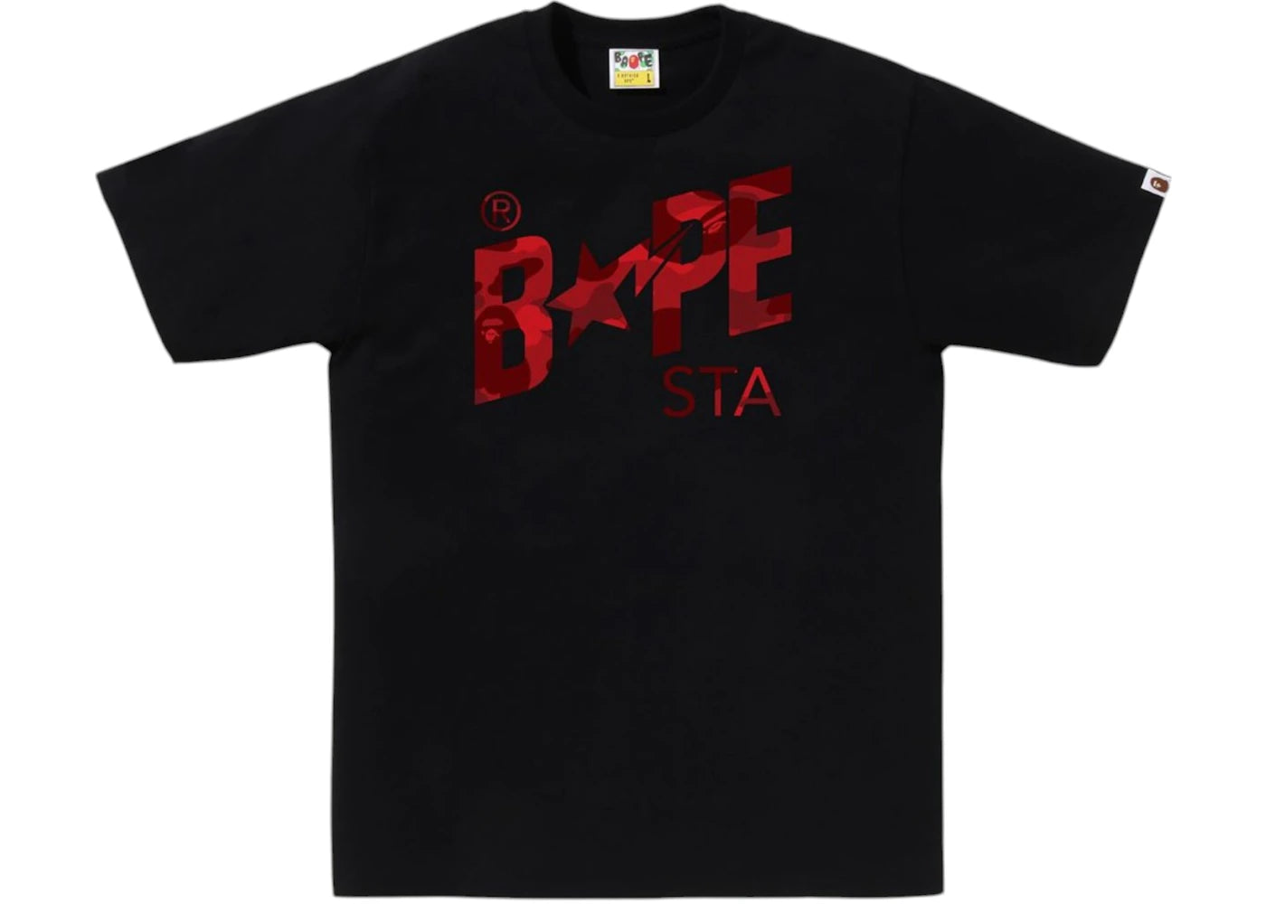 BAPE Color Camo Bape Sta Logo Tee Tee Black