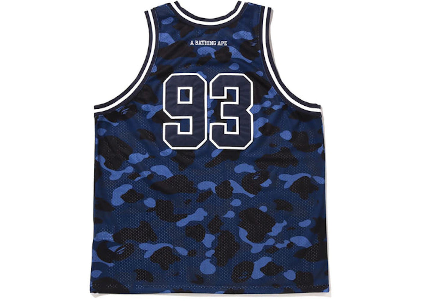BAPE Color Camo Basketball Tank Top Navy