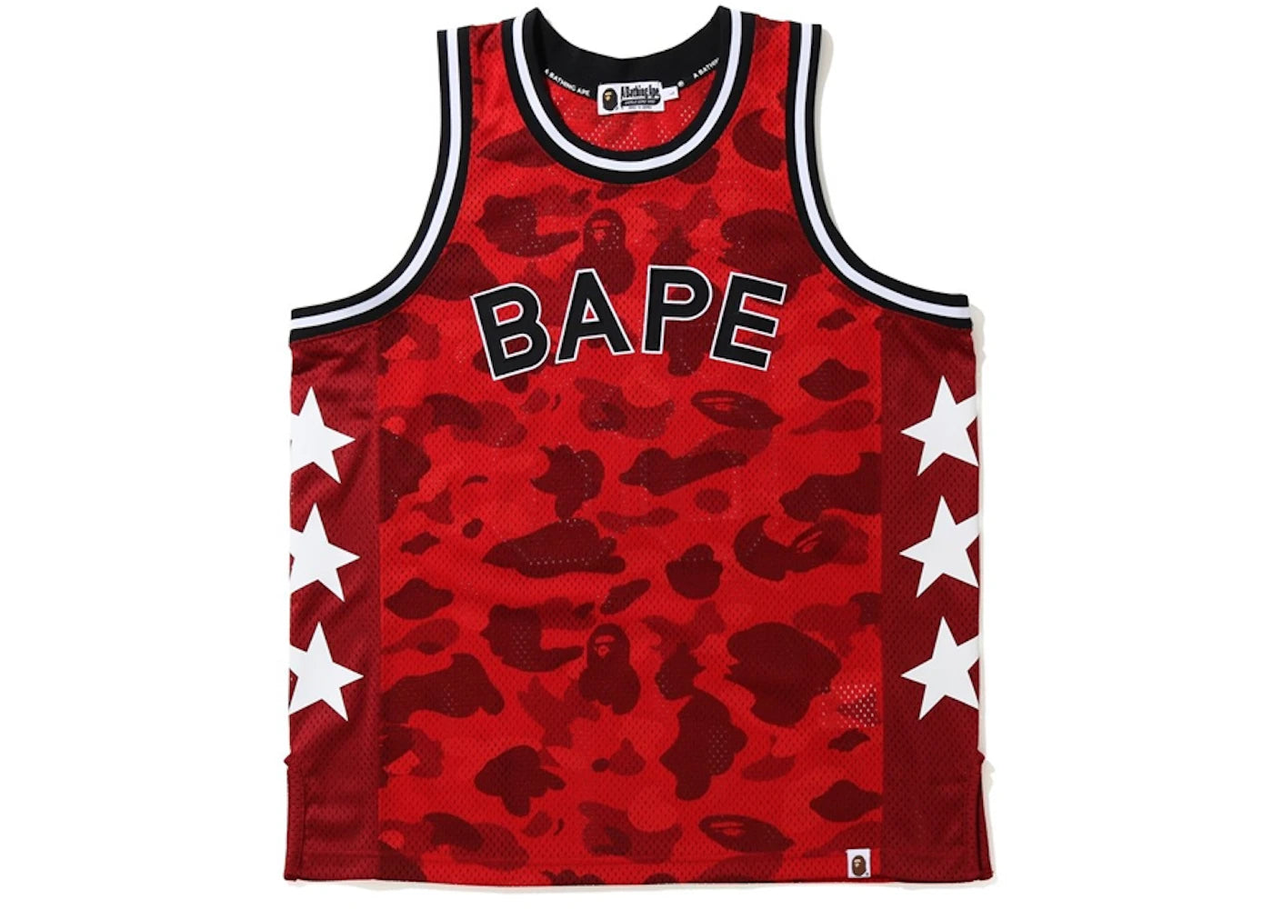 BAPE Color Camo Basketball Tank Top (SS20) Red
