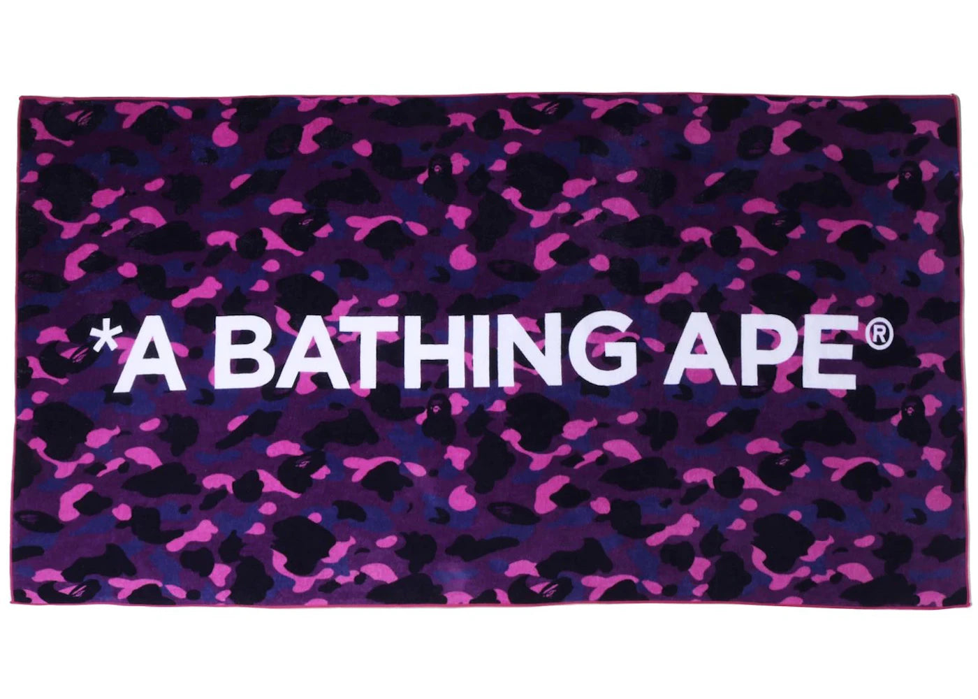 BAPE Color Camo Beach Towel (SS22) Purple