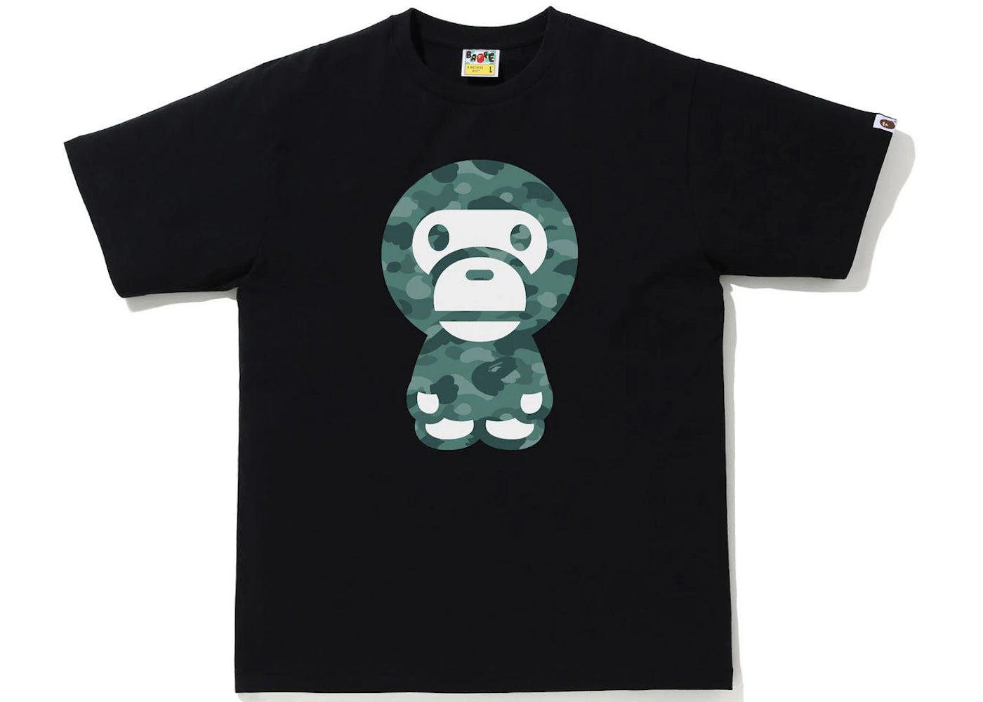 BAPE Color Camo Big Baby Milo Tee Black/Green