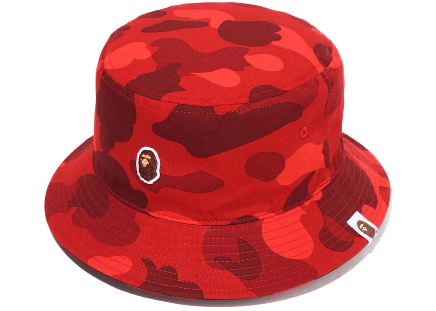 BAPE Color Camo Bucket Hat (FW23) Red