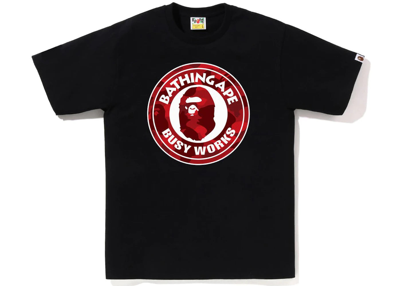 BAPE Color Camo Busy Works Tee (SS23) Black Red