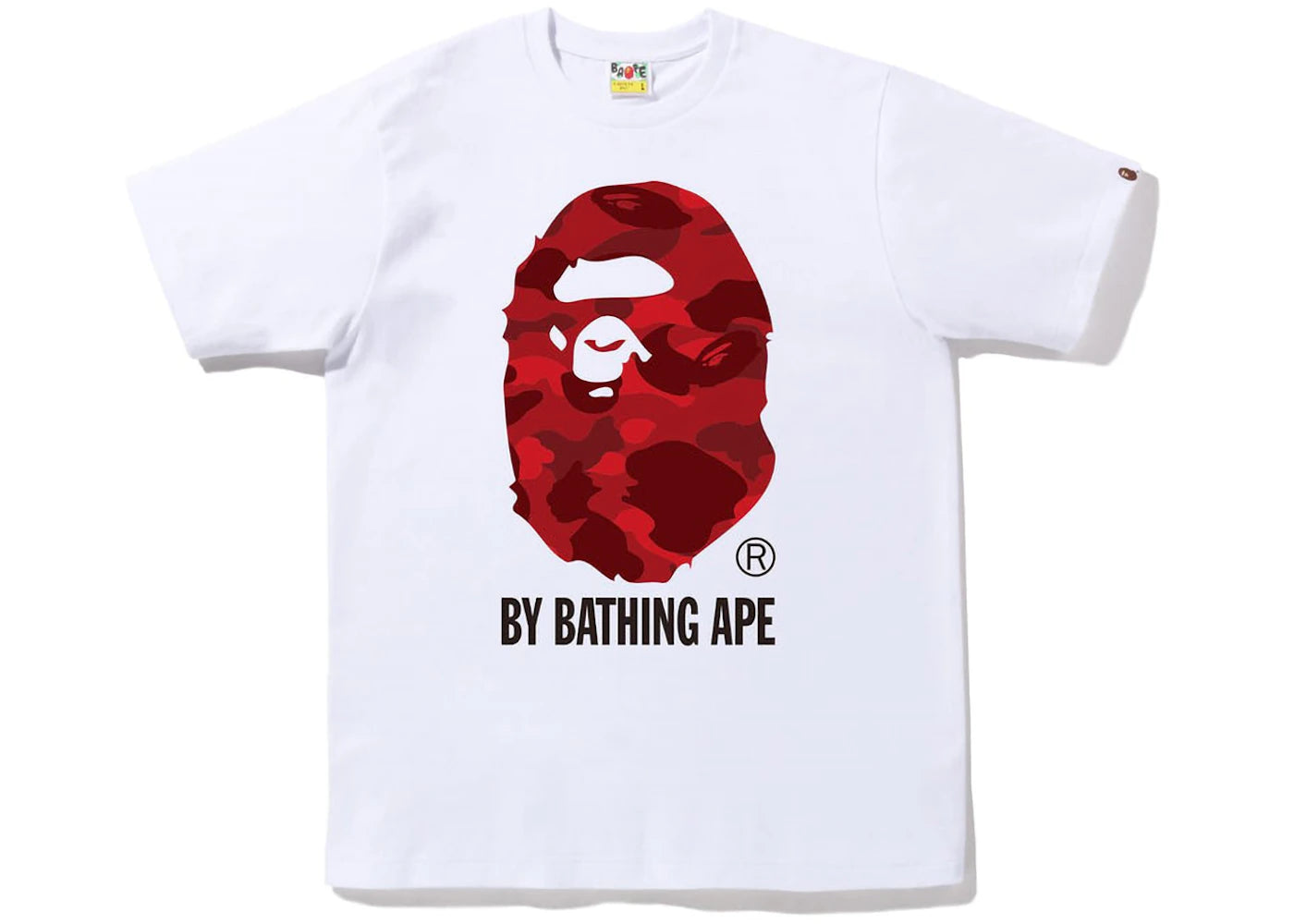 BAPE Color Camo By Bathing Ape Tee (FW22) White Red