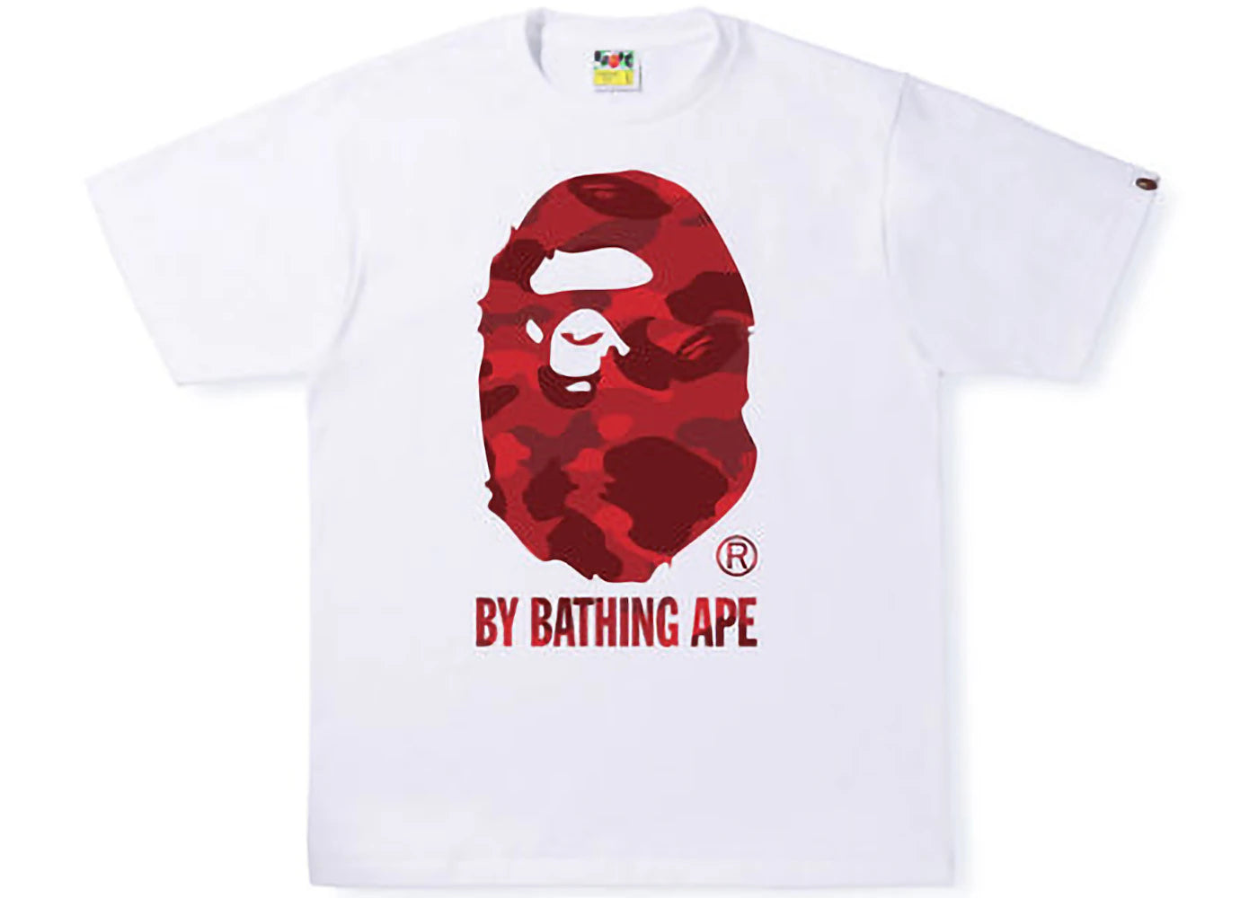 BAPE Color Camo By Bathing Ape Tee White/Red