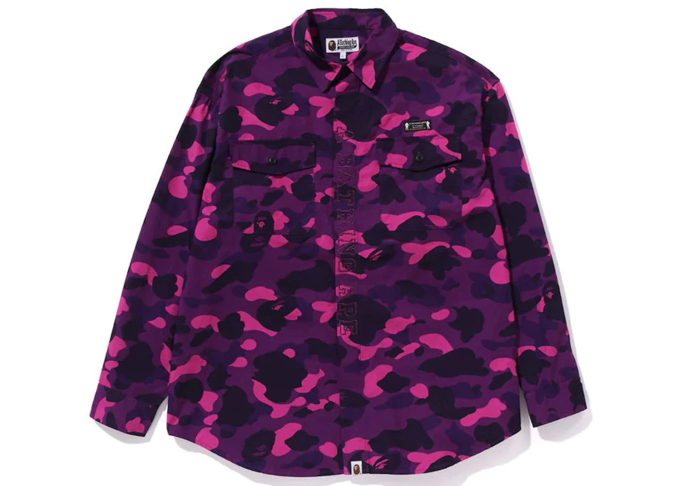 BAPE Color Camo CPO Shirt Purple