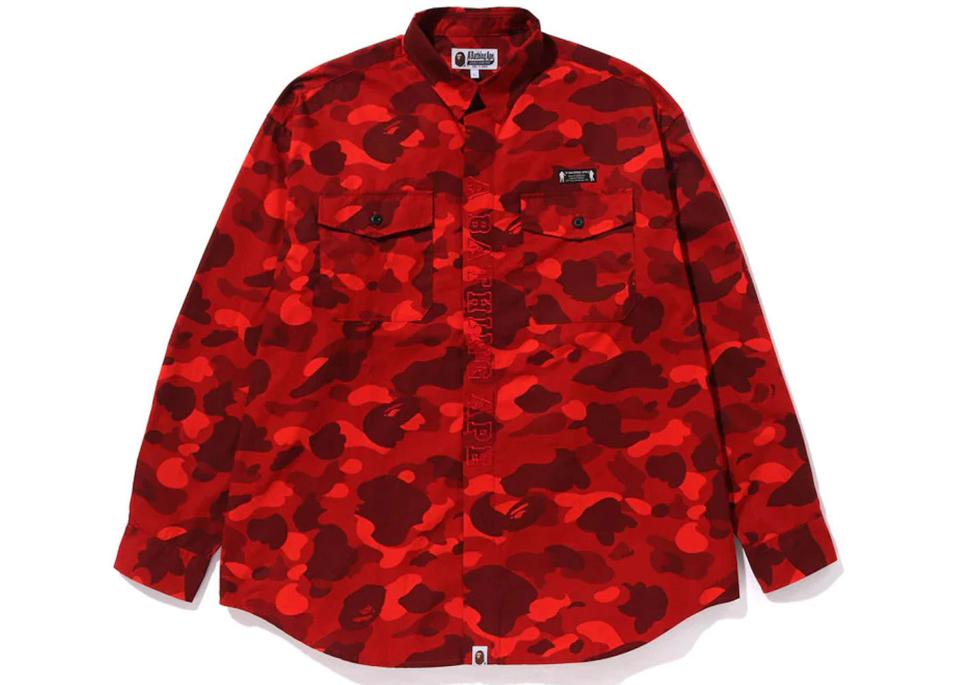 BAPE Color Camo CPO Shirt Red