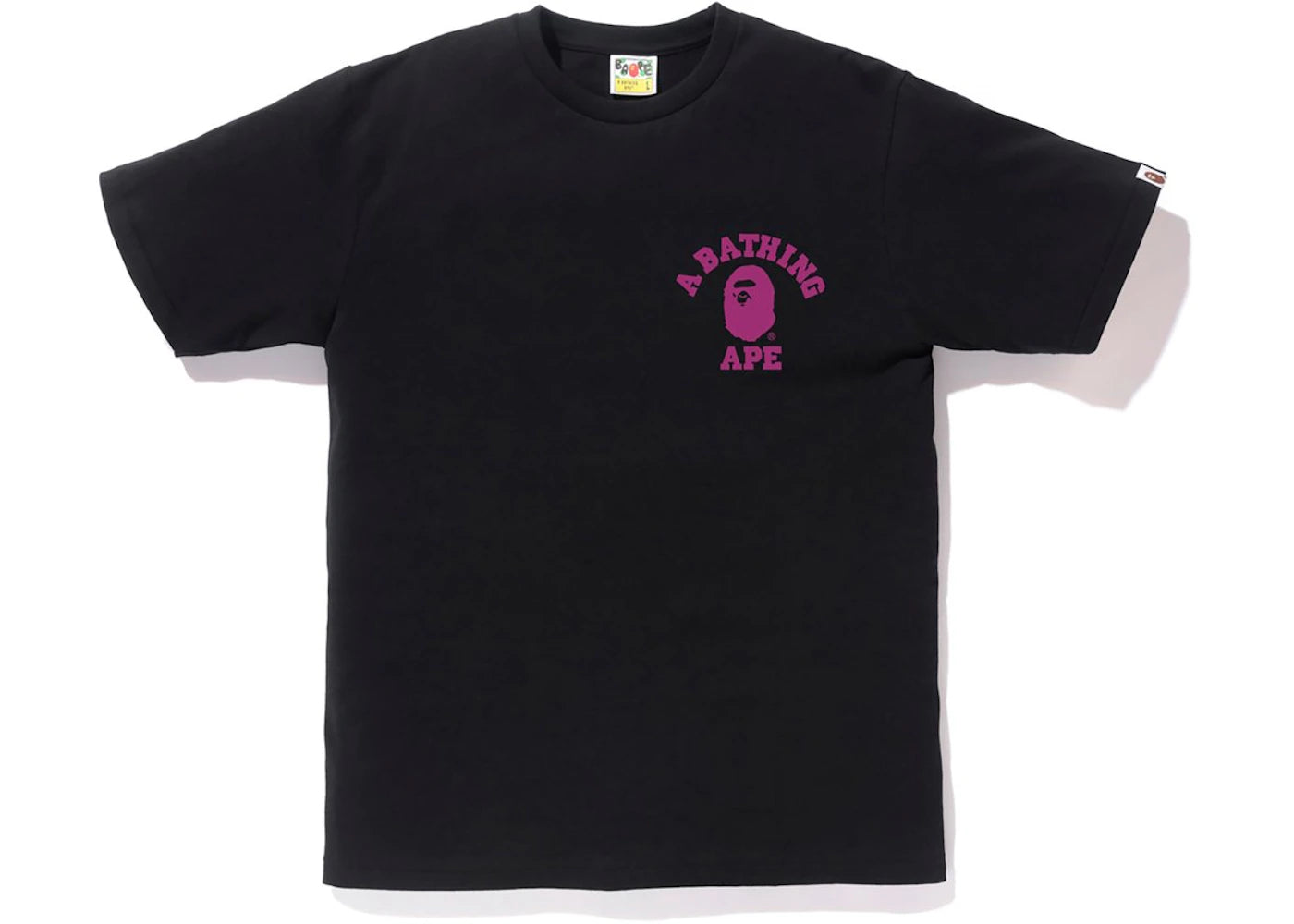 BAPE Color Camo College ATS Tee Black/Purple