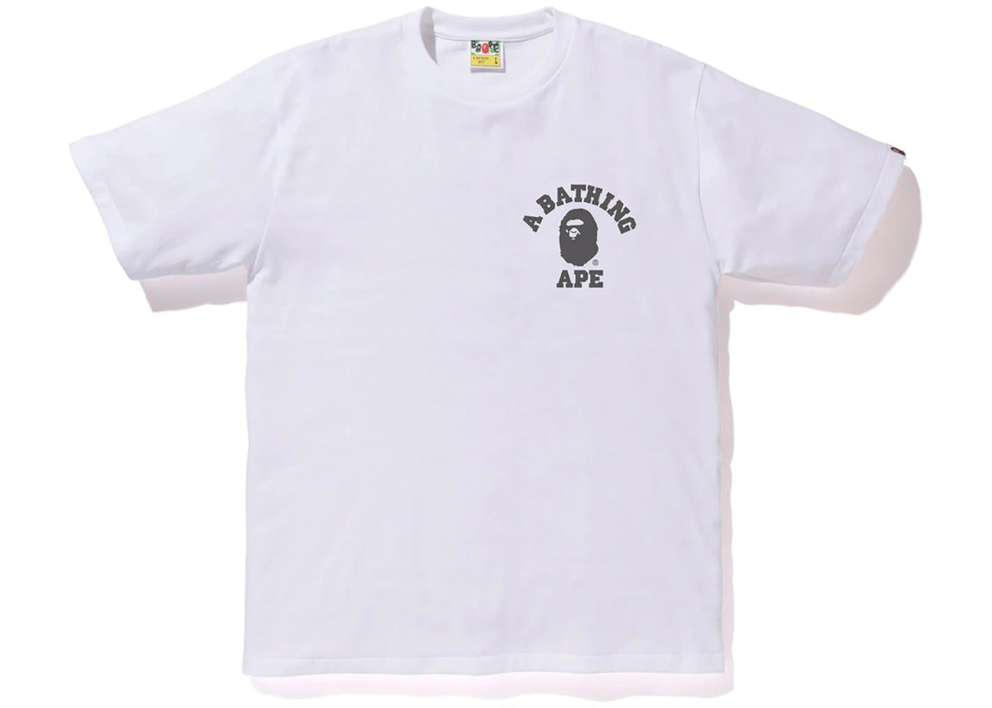 BAPE Color Camo College ATS Tee White/Black