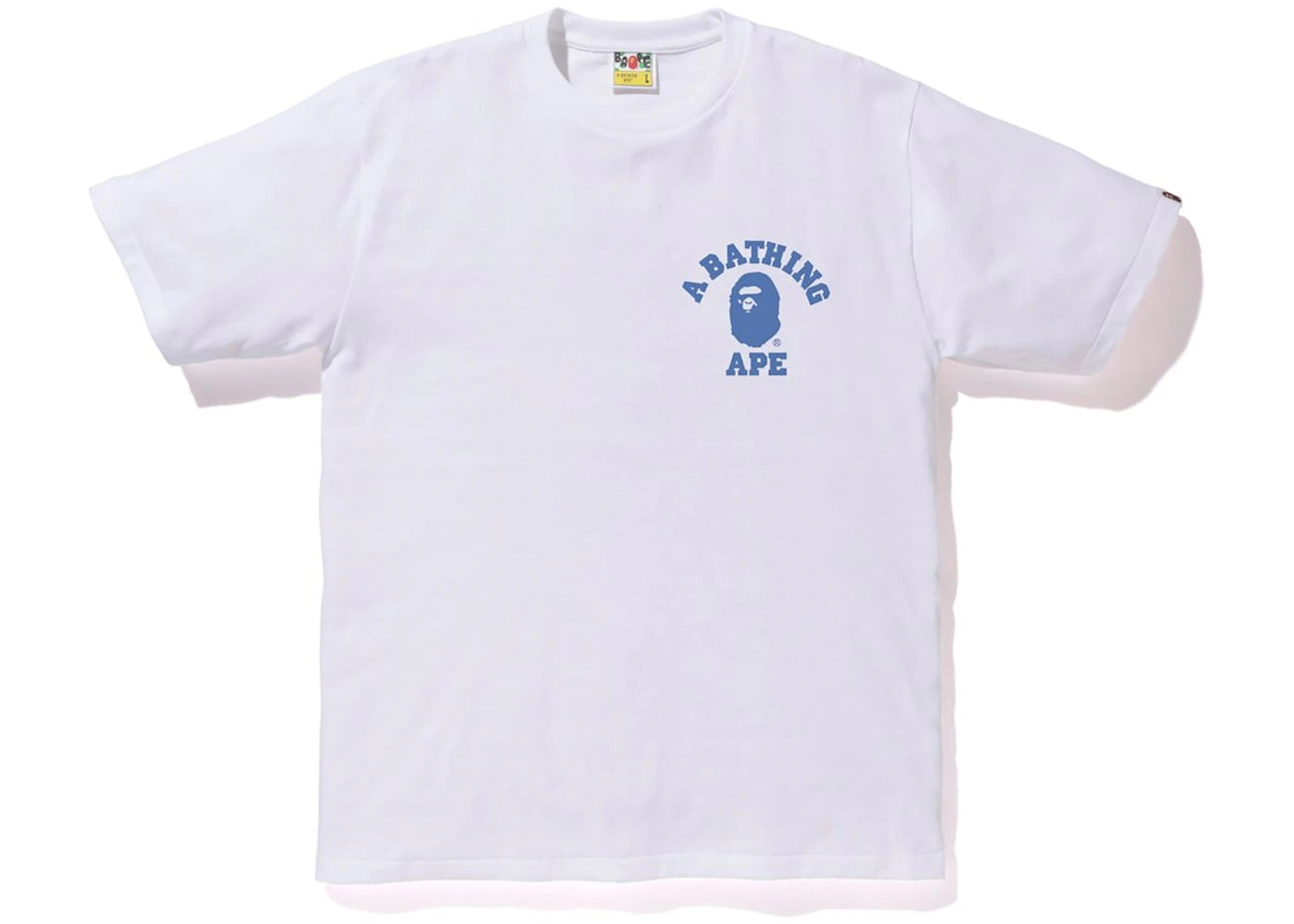 BAPE Color Camo College ATS Tee White/Blue