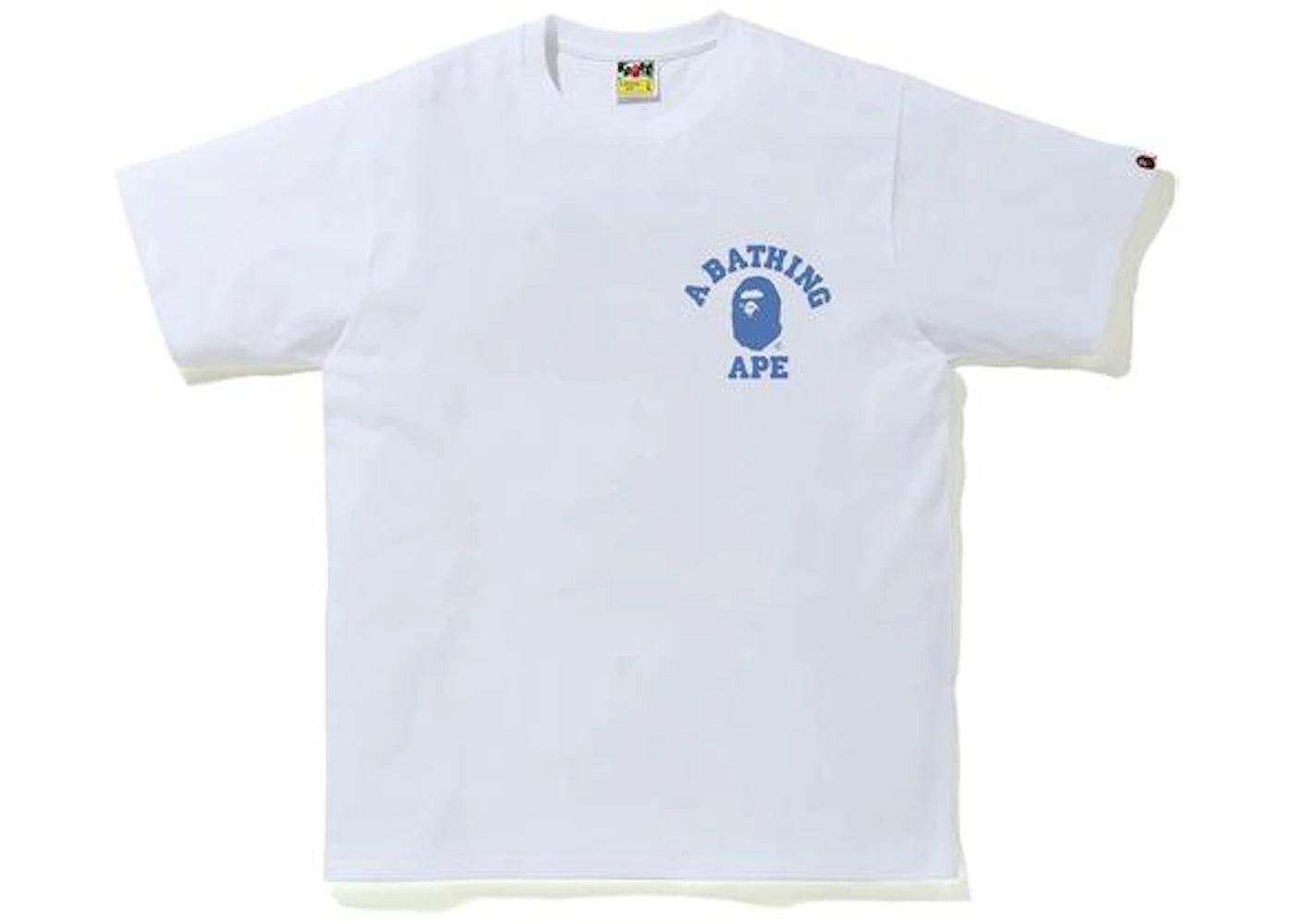 BAPE Color Camo College ATS Tee White/Navy