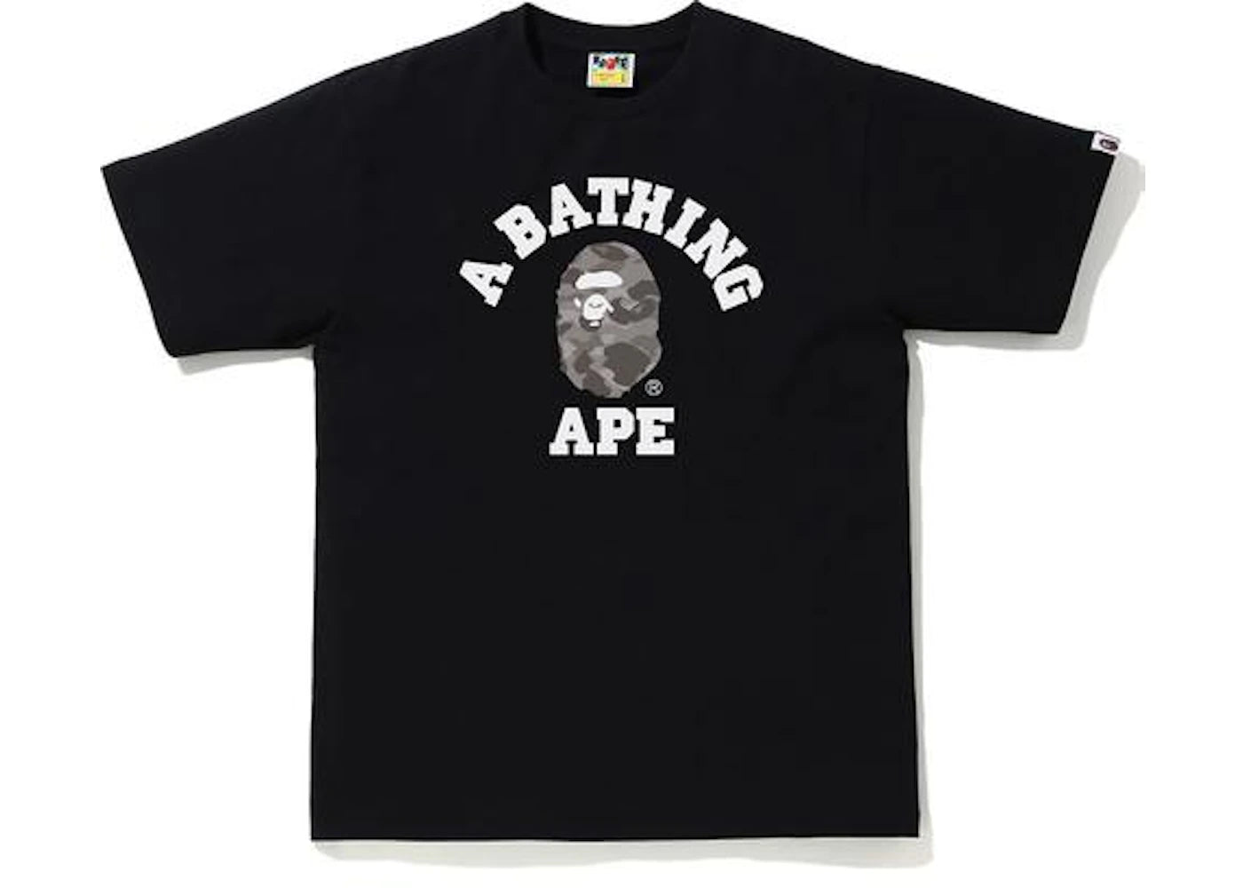 BAPE Color Camo College Tee Black/Gray