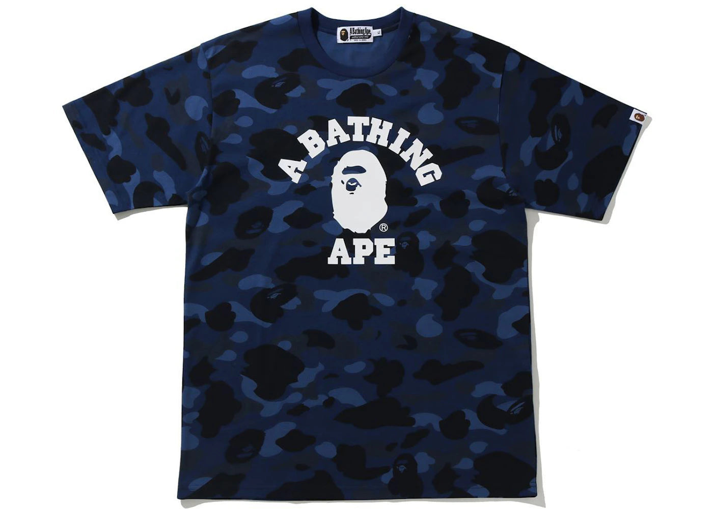 BAPE Color Camo College Tee (SS21) Blue