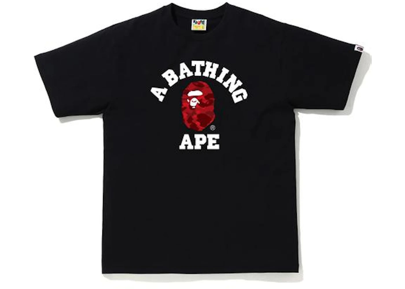 BAPE Color Camo College Tee (FW20) Black/Red