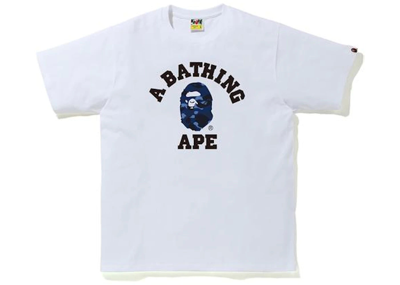 BAPE Color Camo College Tee (FW20) White/Navy