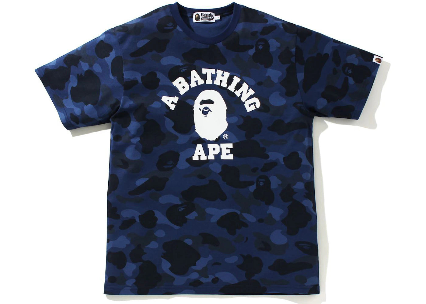 BAPE Color Camo College Tee (SS21) Navy
