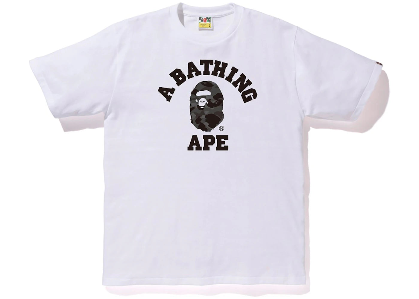 BAPE Color Camo College Tee White/Black