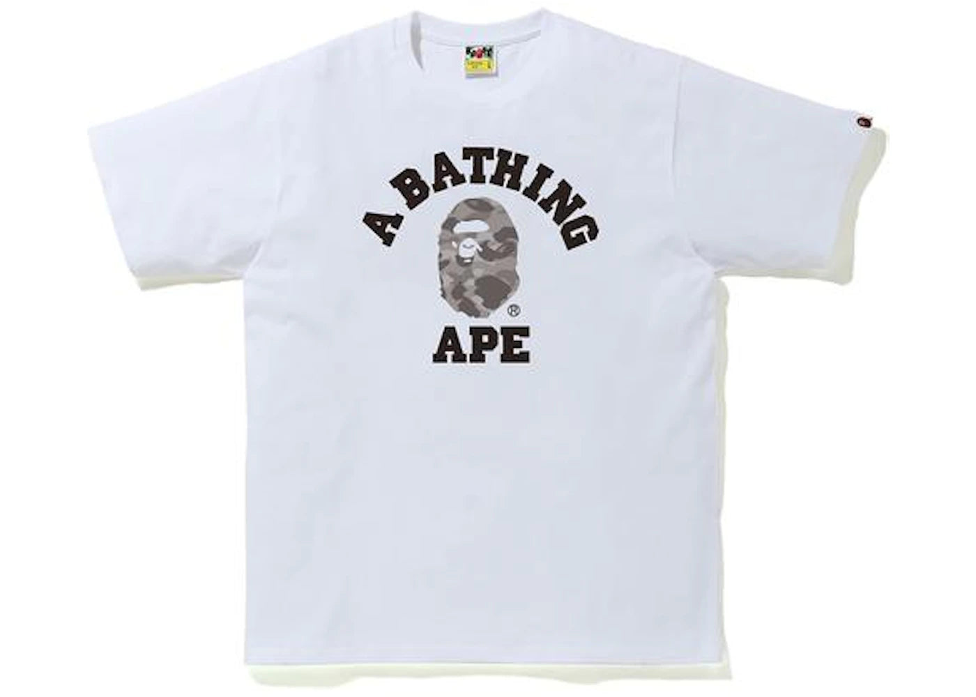 BAPE Color Camo College Tee White/Gray