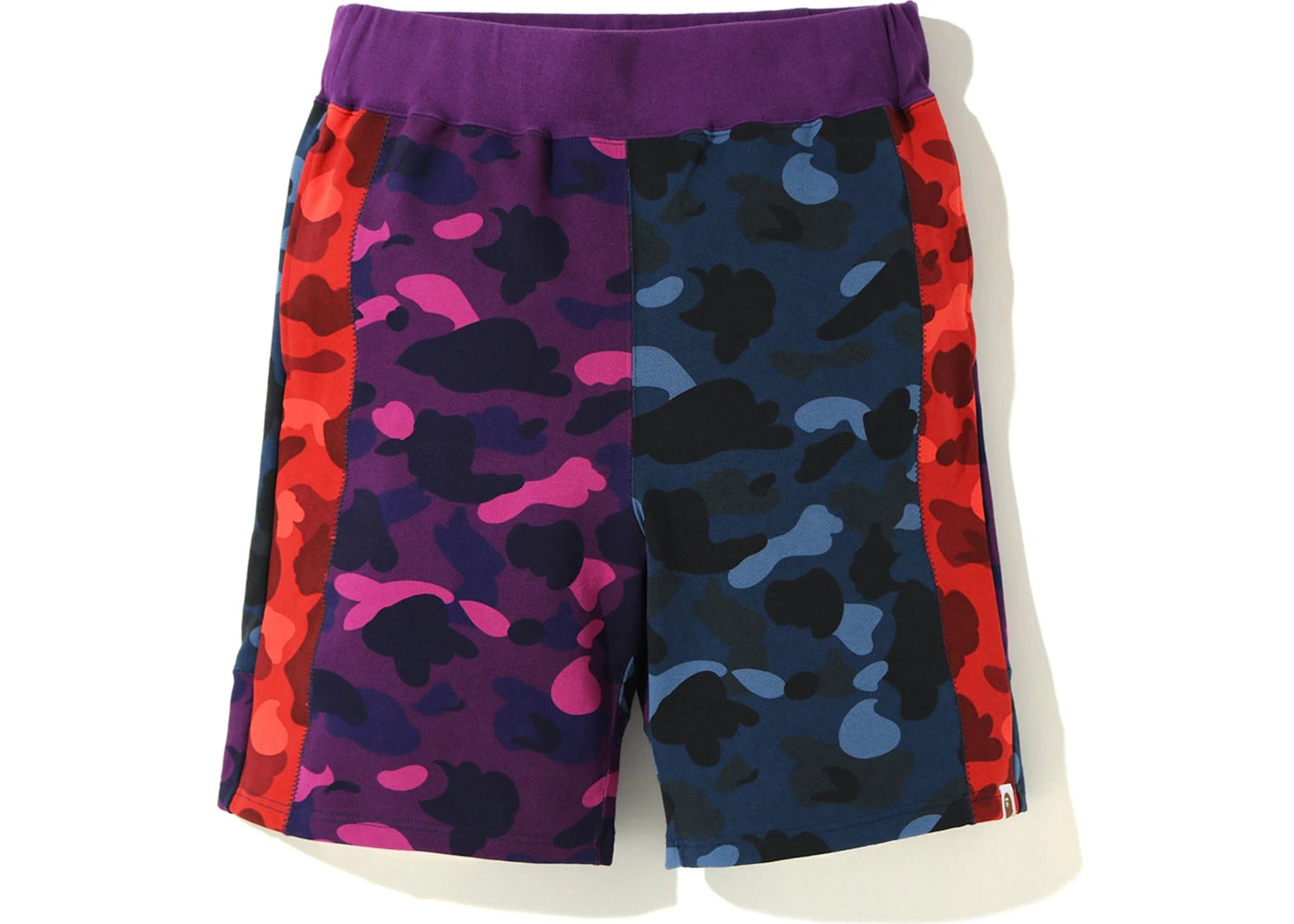 BAPE Color Camo Crazy Sweat Shorts Multi