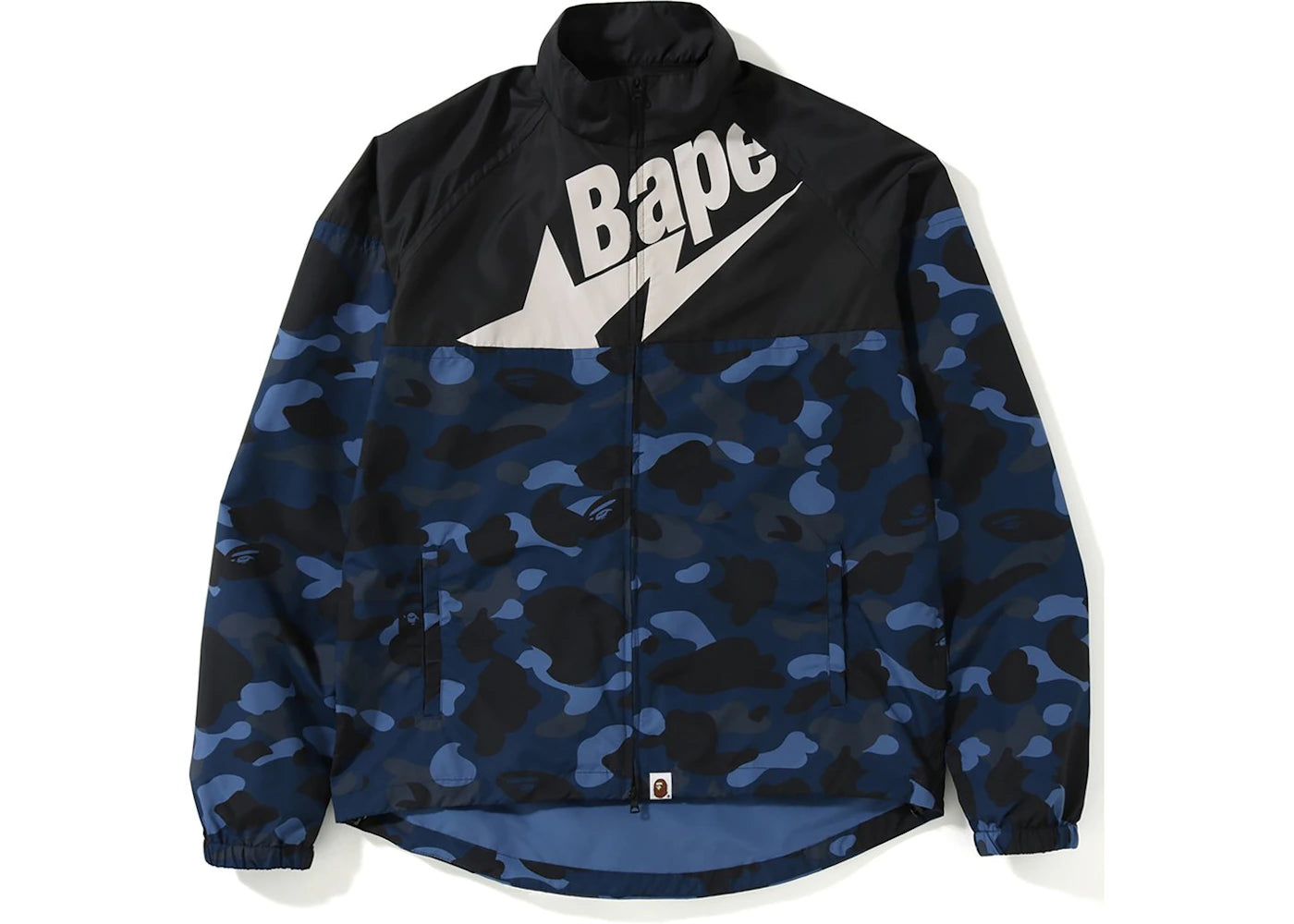 BAPE Color Camo Cycle Jacket Blue