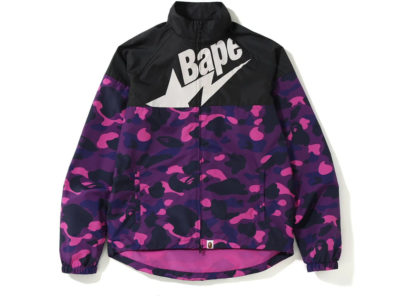 BAPE Color Camo Cycle Jacket Purple