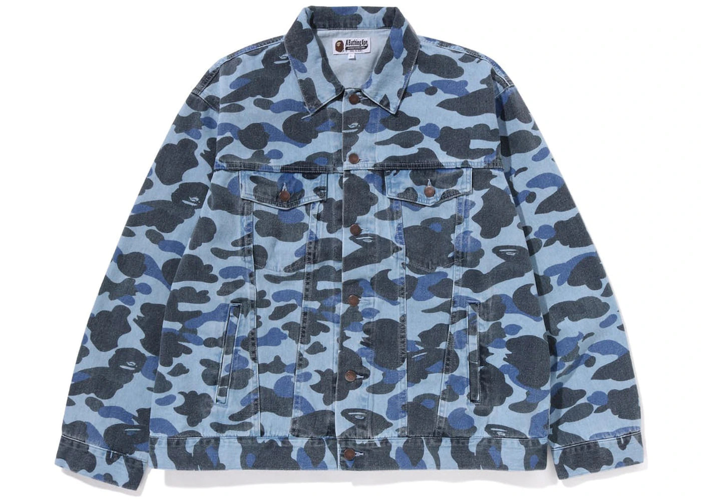 BAPE Color Camo Denim Jacket Light Indigo