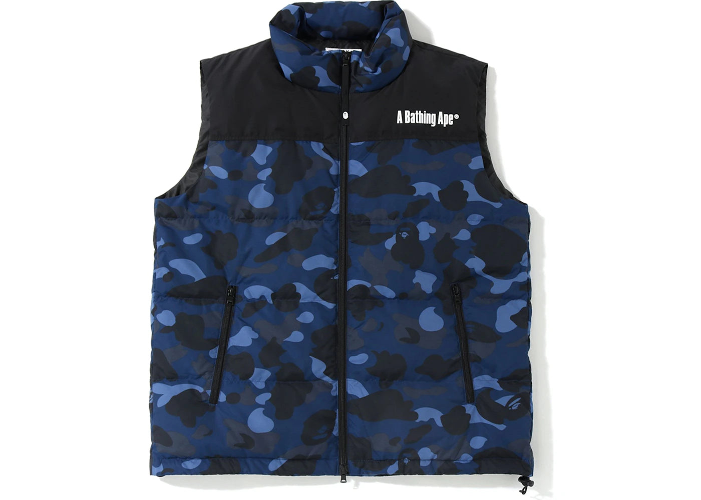 BAPE Color Camo Down Vest (FW19) Blue