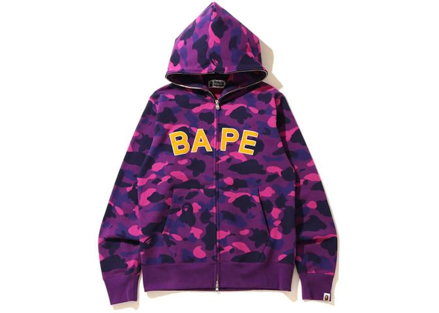 BAPE Color Camo Full Zip Hoodie (FW19) Purple
