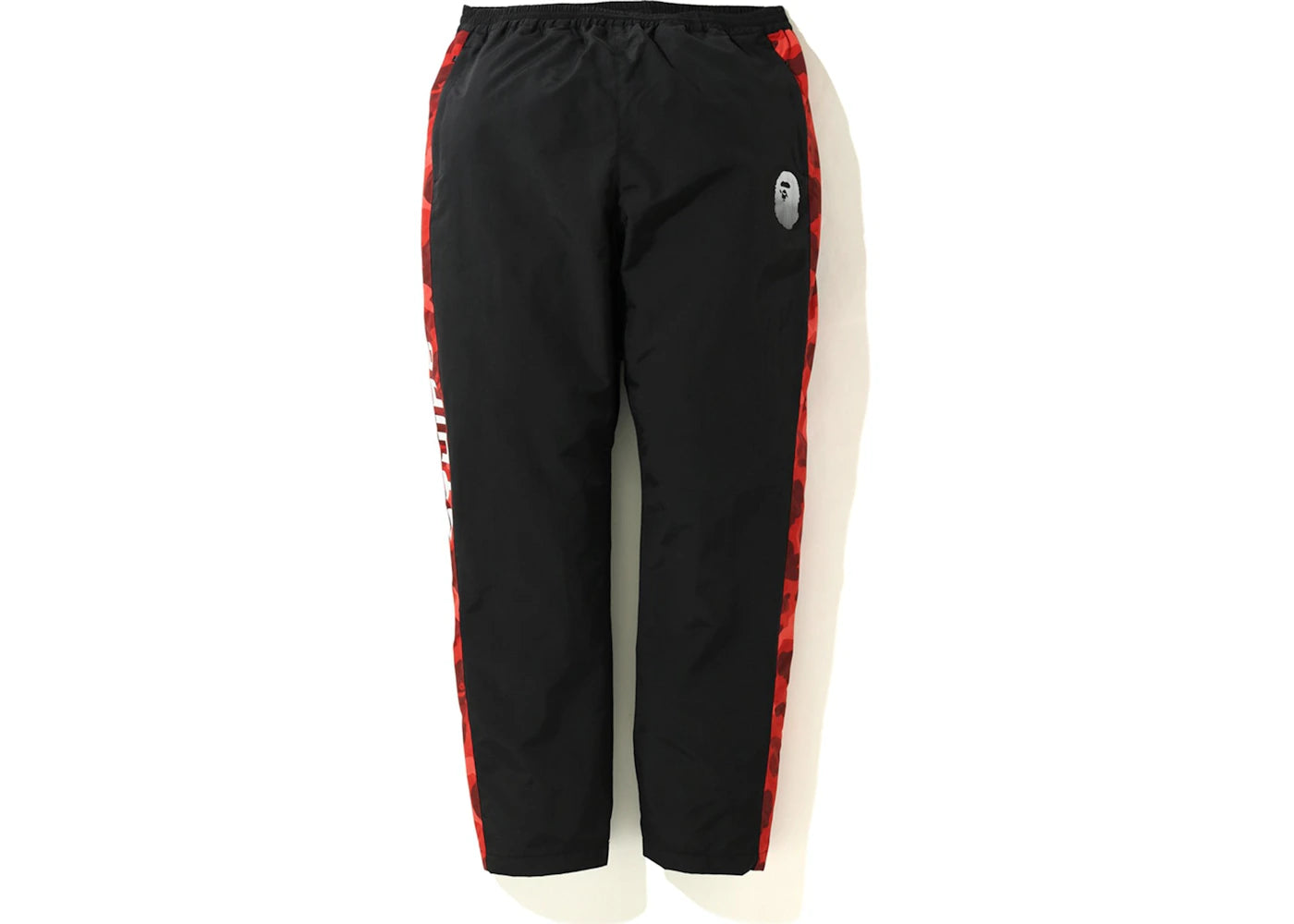 BAPE Color Camo Line Track Pants Black/Red