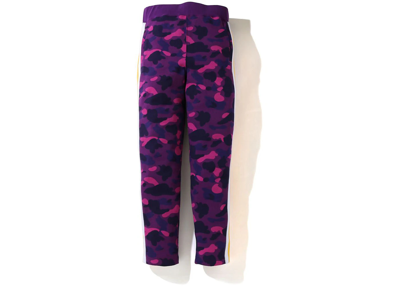 BAPE Color Camo Logo Tape Sweatpants Purple