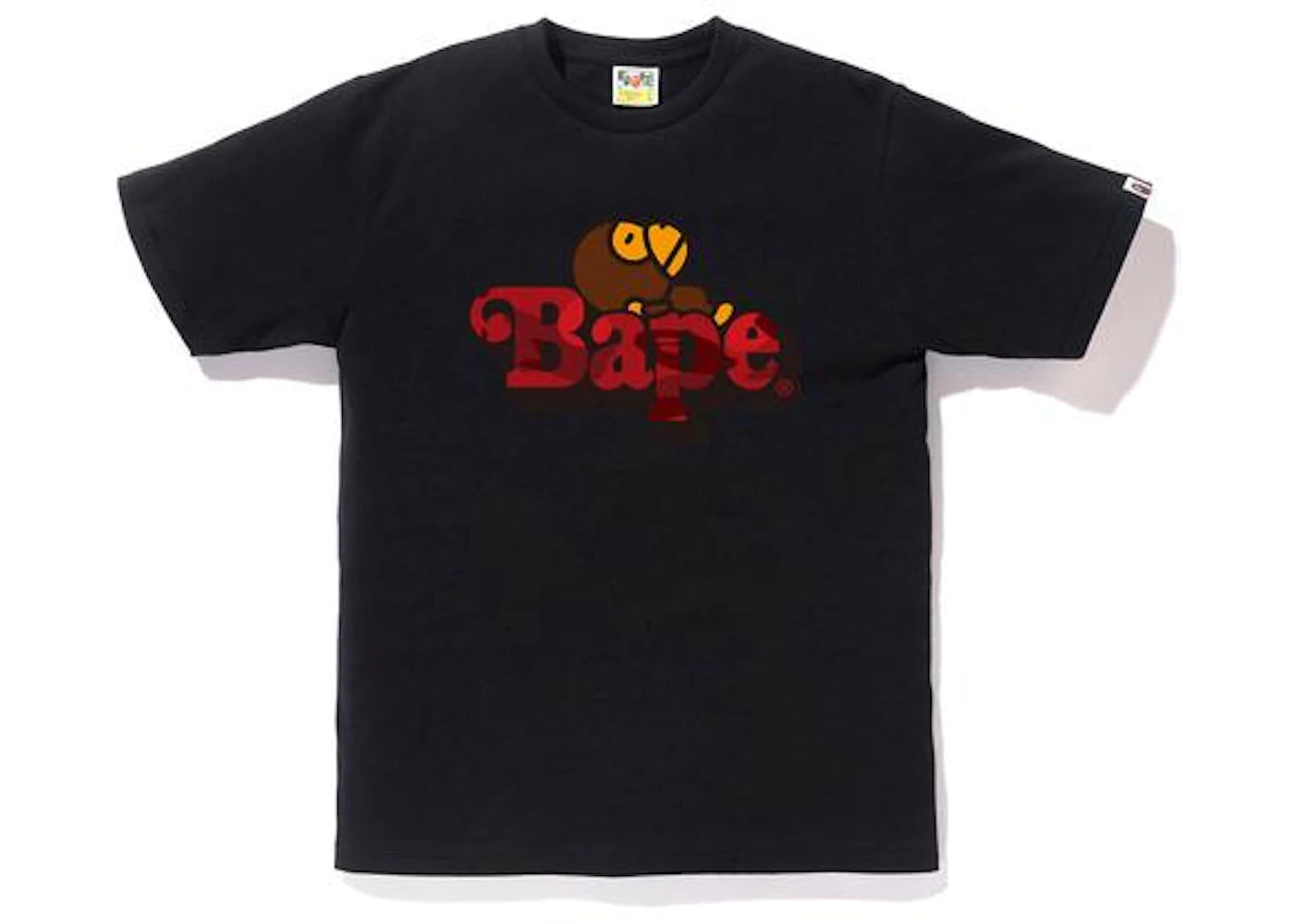 BAPE Color Camo Milo On Bape T-Shirt Black/Red