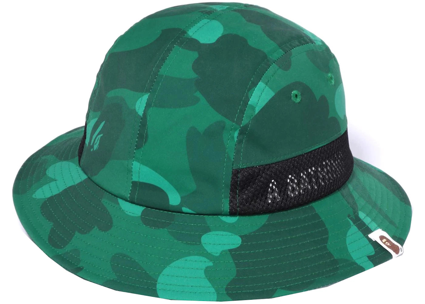 BAPE Color Camo Panel Hat Green