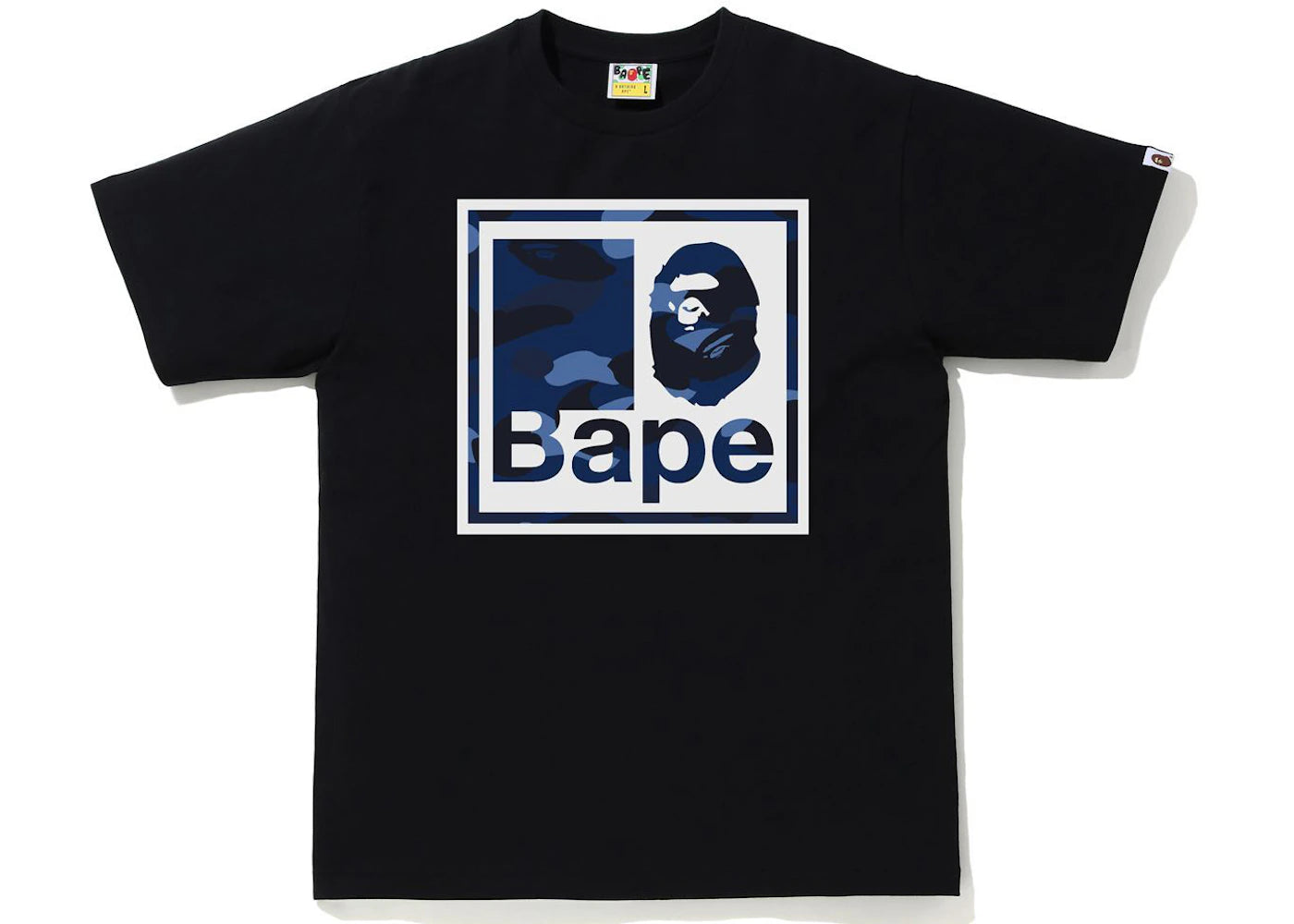BAPE Color Camo Quadrangle Tee Black/Navy