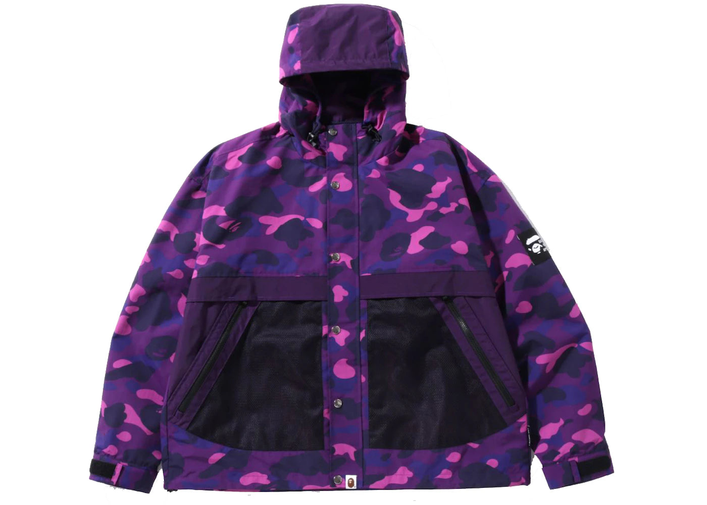 BAPE Color Camo Relaxed Fit Hoodie Jacket Purple