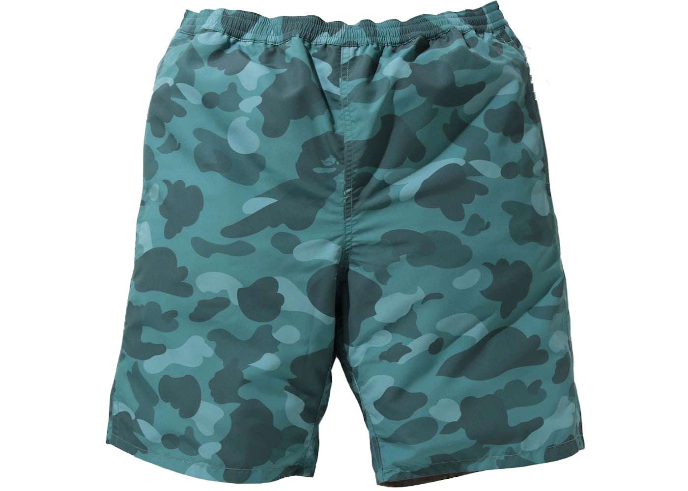 BAPE Color Camo Reversible Shorts Green