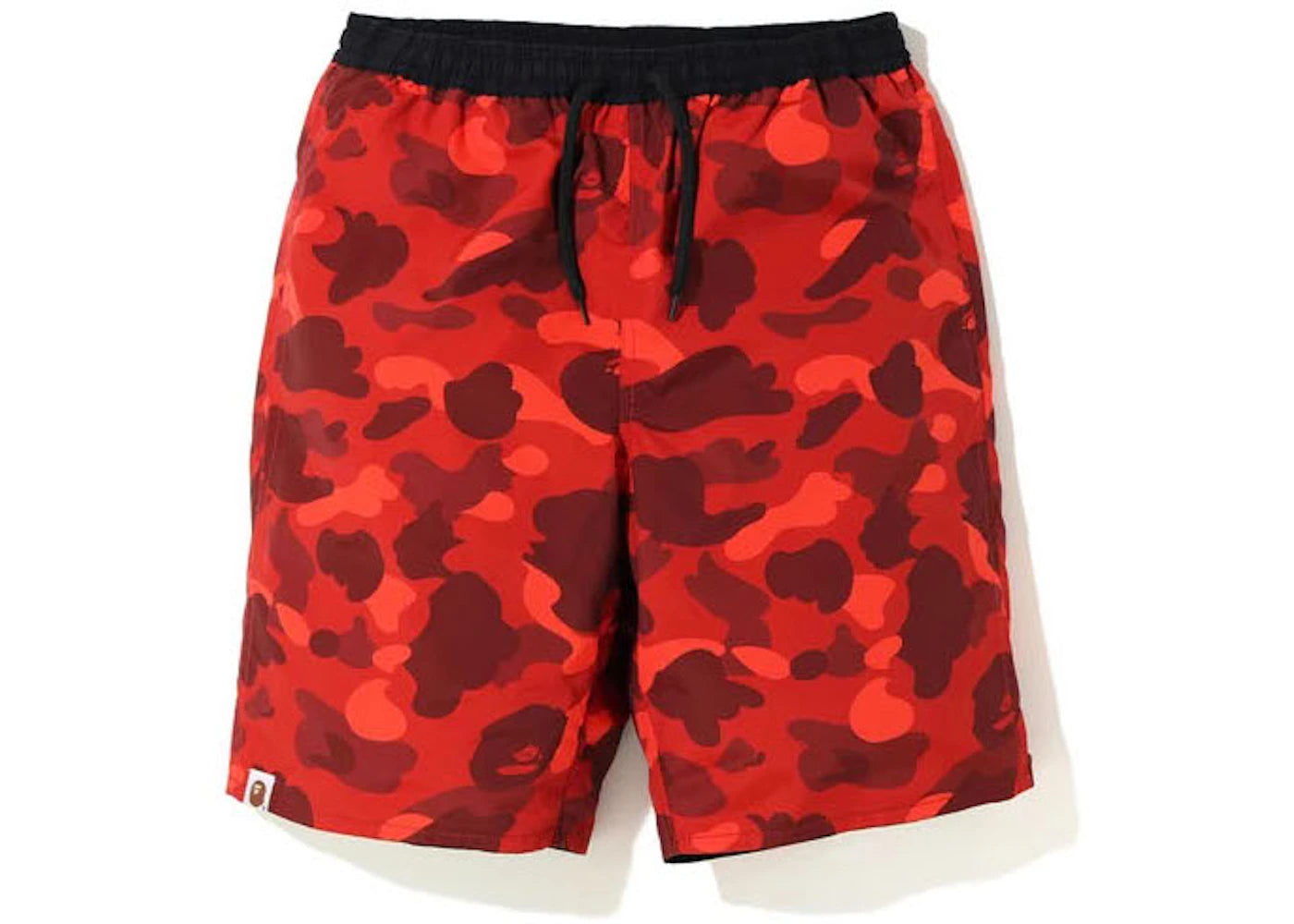 BAPE Color Camo Reversible Shorts Red