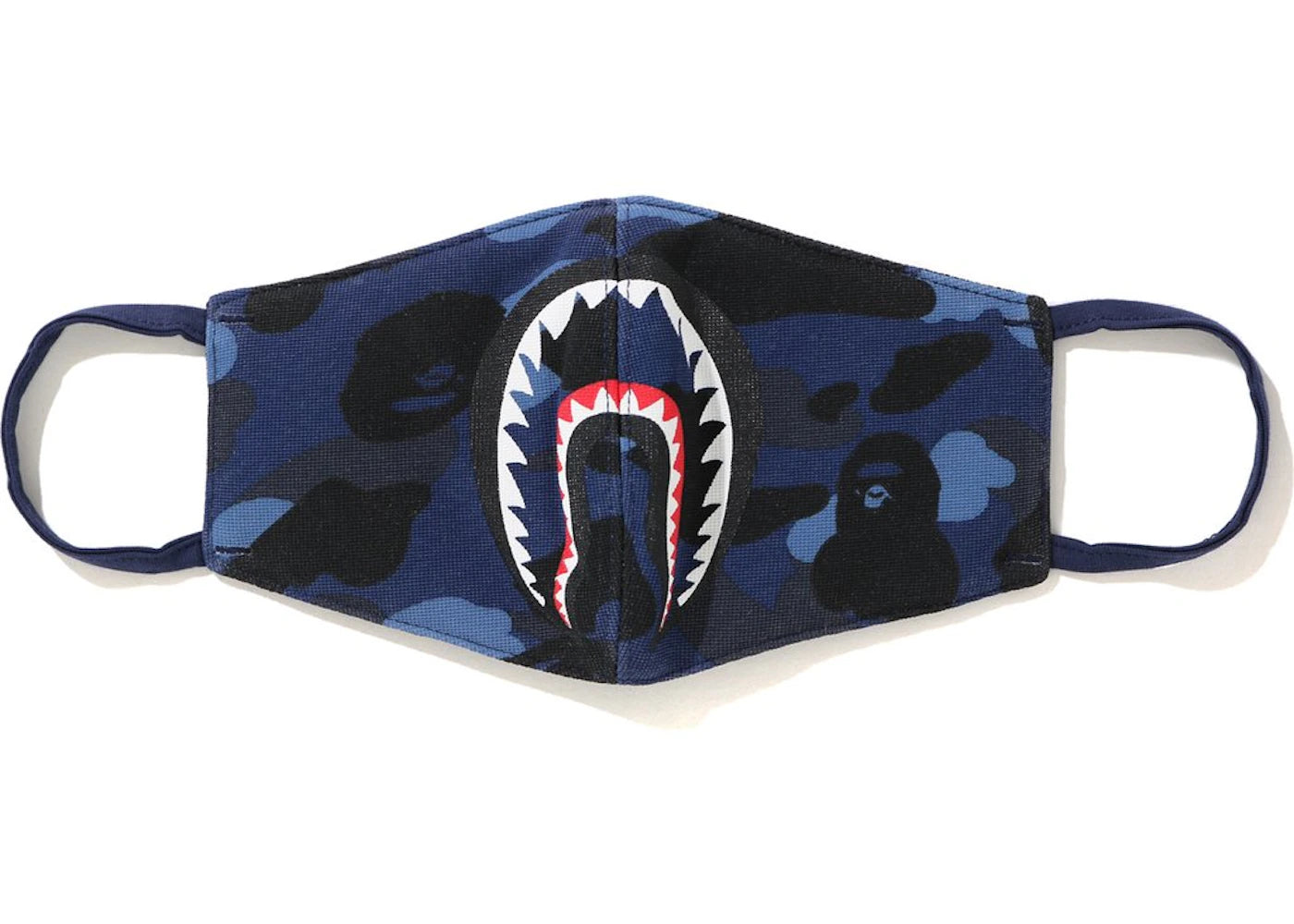BAPE Color Camo Shark Mask Navy/Blue
