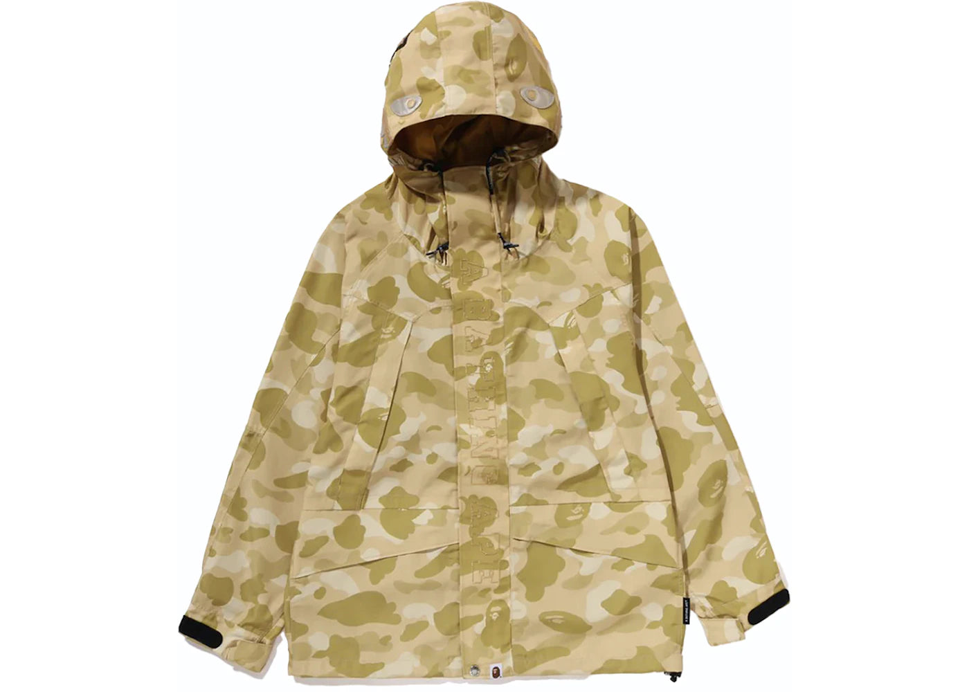 BAPE Color Camo Shark Snowboard Jacket Yellow