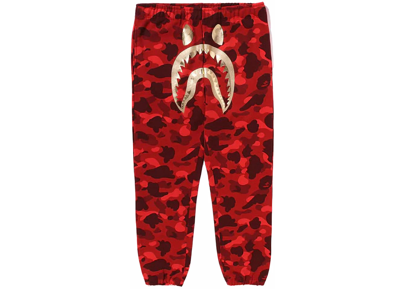 BAPE Color Camo Shark Sweatpant Red