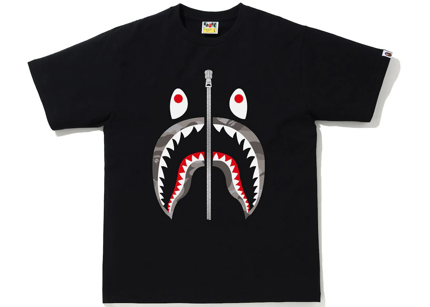 BAPE Color Camo Shark Tee Black/Gray