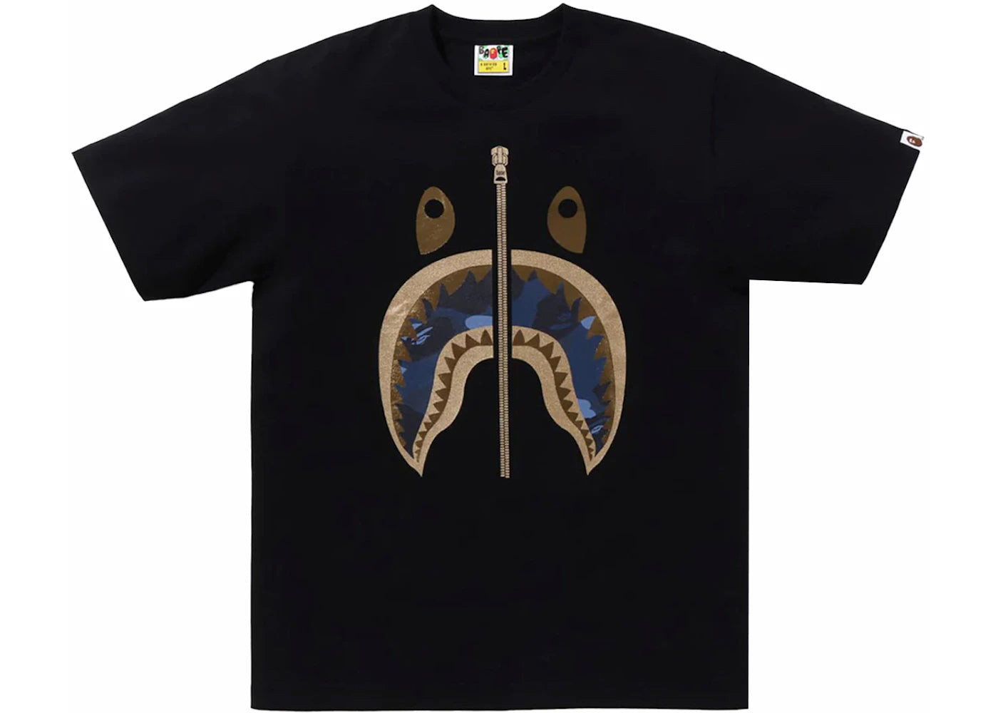 BAPE Color Camo Shark Tee (SS24) Black/Navy