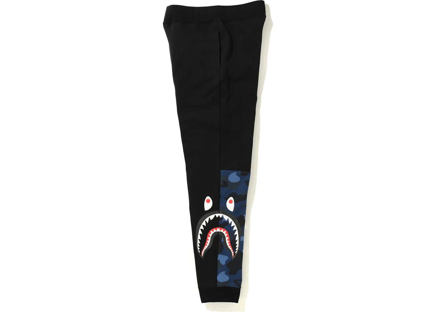 BAPE Color Camo Side Shark Slim Sweat Pants Black/Blue