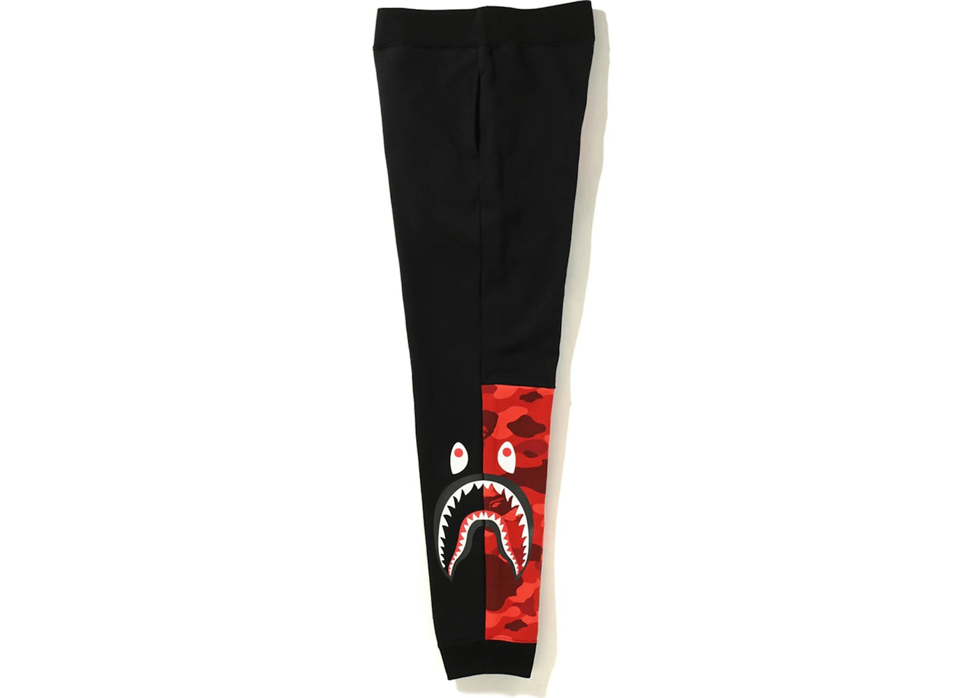 BAPE Color Camo Side Shark Slim Sweat Pants Black/Red
