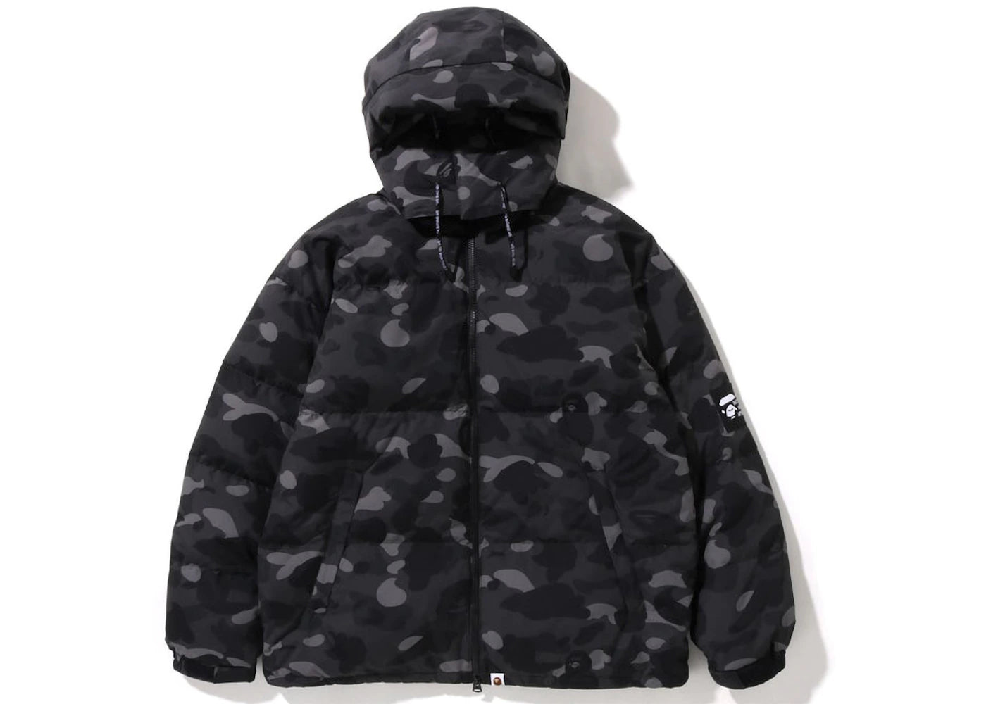 BAPE Color Camo Relaxed Fit Down Jacket Black