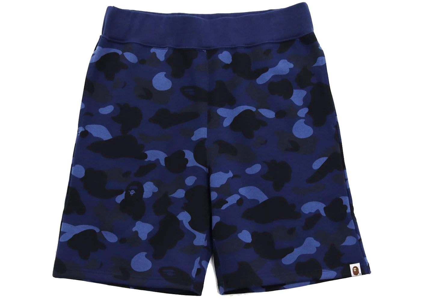 BAPE Color Camo Sweat Shorts (FW21) Navy