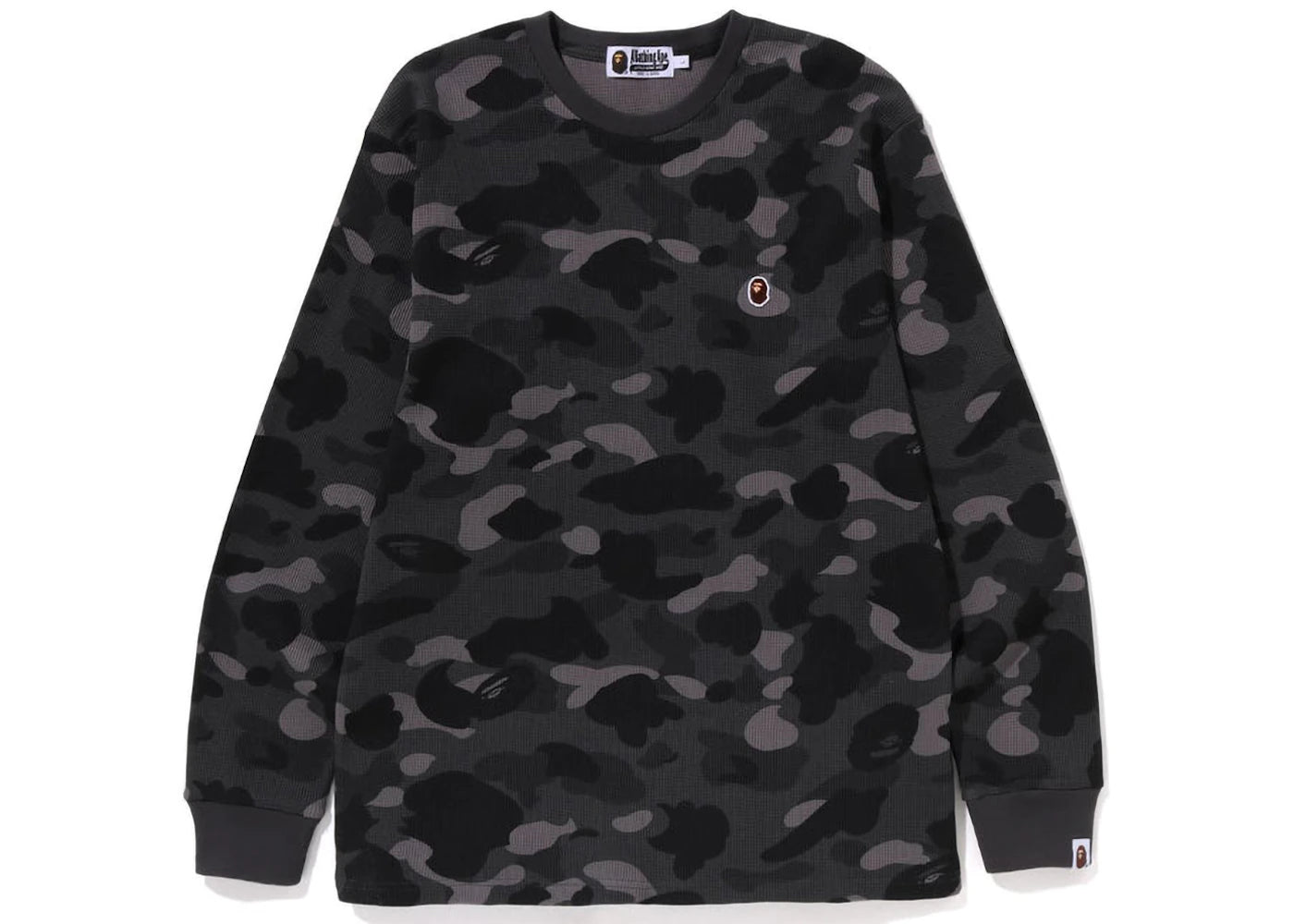 BAPE Color Camo Thermal L/S Tee (SS23) Black